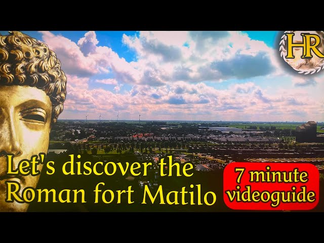 The hidden Roman fortress of Matilo (Leiden, the Netherlands drone).