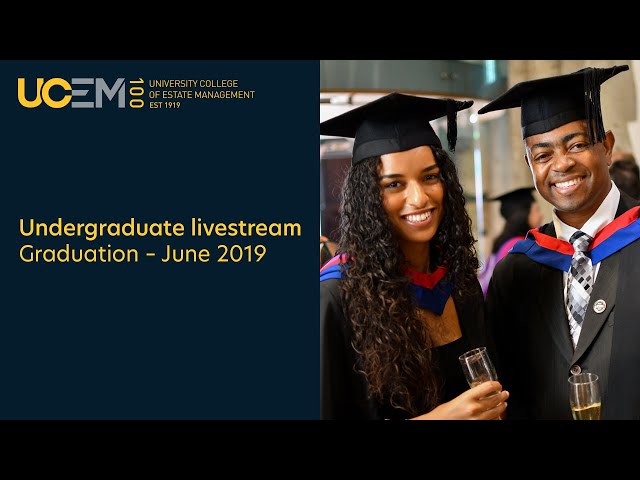 Undergraduate livestream // Graduation – June 2019