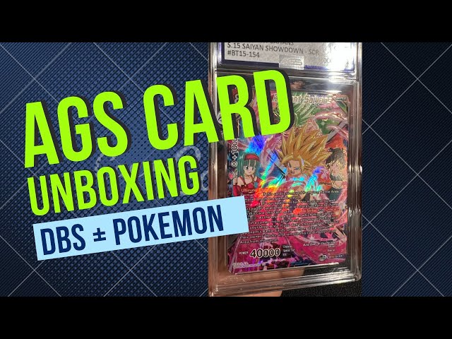 AGS Dragon Ball Super and Pokémon Card Unboxing AI Grading