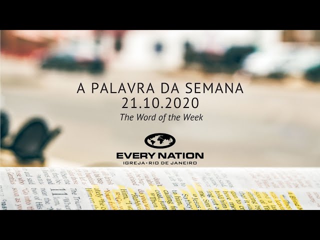 Palavra da Semana // Word of the Week