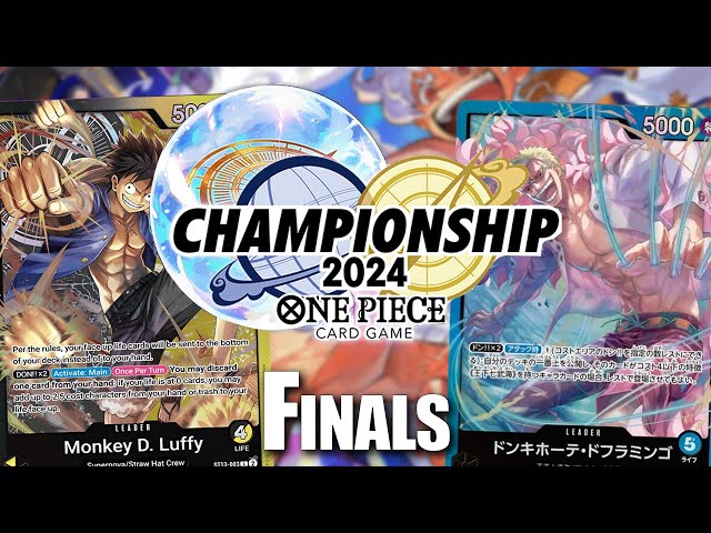 [OP10 FINALS] ST13 Luffy vs. OP01 Doflamingo || Wave 2 Finals || One Piece Trading Card Game