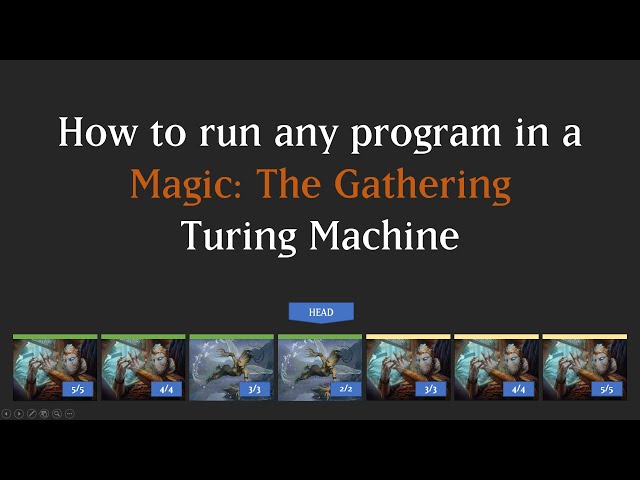 How to run any program in a Magic: The Gathering Turing Machine