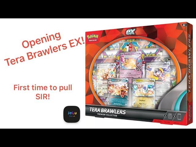 Opening Tera Brawlers Ex! Hitting our first SIR card in the channel. Insane Illustrations!