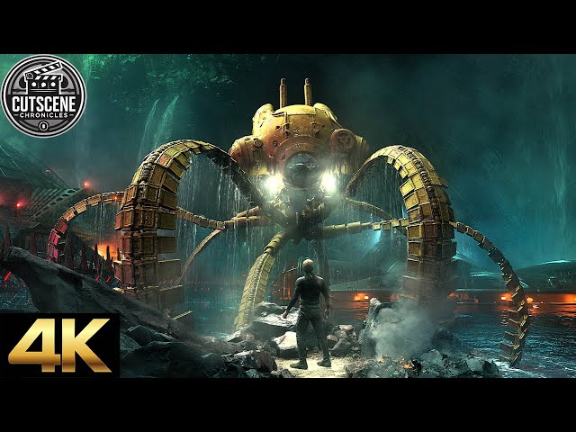 [4K UHD] Aquaman & Orm VS. The Leviathan War Machine CUTSCENE | Aquaman and the Lost Kingdom (2023)