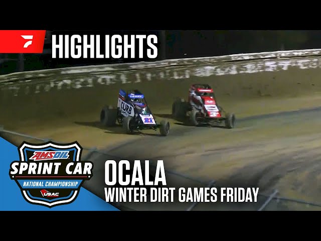 𝑯𝑰𝑮𝑯𝑳𝑰𝑮𝑯𝑻𝑺: USAC AMSOIL National Sprint Cars | Ocala Speedway | February 14, 2025