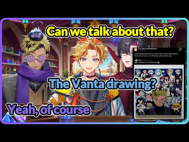 Vanta talks about his drawings of EN members & story behind his legendary lore video