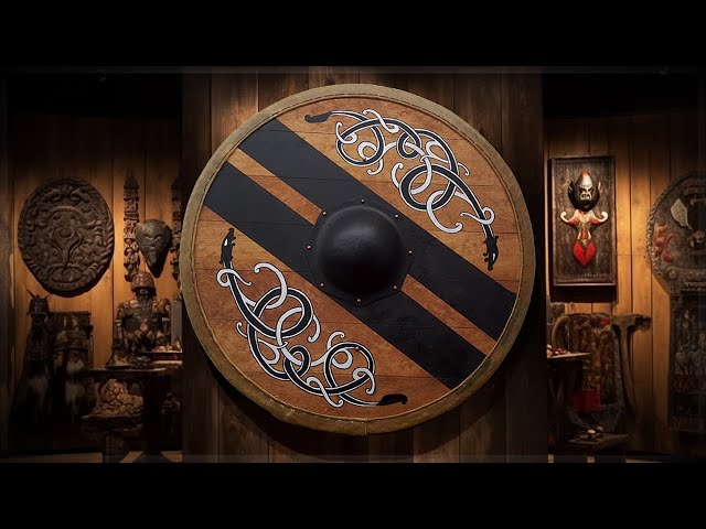 Making a VIKING SHIELD - DIY - No Talking