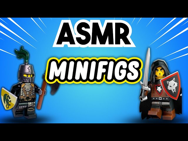 ASMR LEGO Haul + Minifigure Collection 😴 (Gum Chewing & Up Close Whisper)