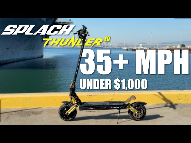 Fastest Dual Motor Electric Scooter Under $1k! Splach Thunder 10 Review