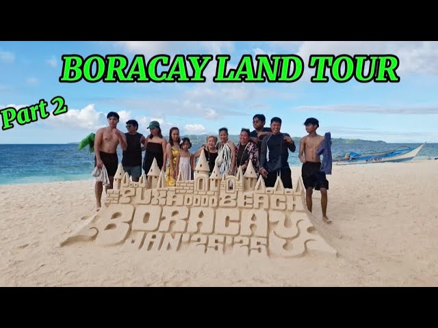 Boracay Van Land Tour 4Hours w/ my guests mam Jermaine and Family (Part 2) || by: Rene Cosido