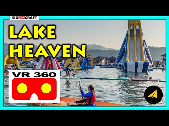 VR360 Lake heaven พ่อโดมพาเที่ยว เลคเฮเว่น : พับเครื่องบินกระดาษ KID can CRAFT EP.050