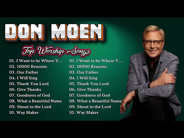 Best Ultimate Don Moen Worship Music🙌 Playlist Don Moen Praise & Worship Songs New 2024