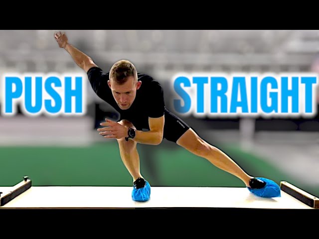 This is how you learn to push EFFICIENTLY on SKATES ( BRRRN Slideboard tutorial )