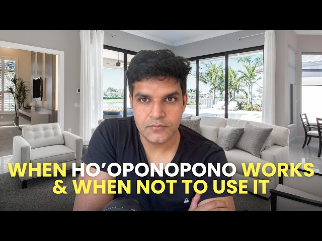 When to use Hooponopono and when  to use Jose silva mind control 3 scenes  technique