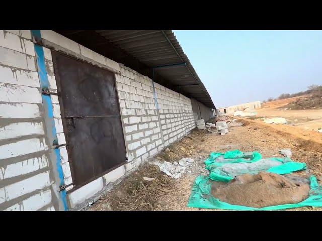 @Birds-centre Ec shed construction,how to build low cost | poultry farm construction plan