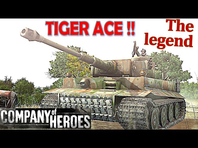 Strategy games | Company of Heroes-Birth of a legend - Tiger Ace #tankwar #gameplay #companyofheroes