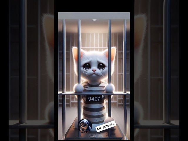 Cat prison summary help😭 #aianimation #cat #mrcat #aicat #animation #ainimation