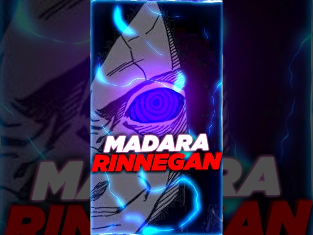 Le SECRET du RINNEGAN de MADARA #naruto #shorts