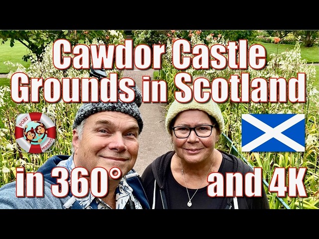 360° Cawdor Castle Grounds in Scotland in 4K