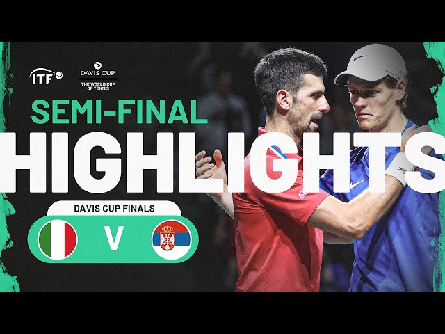 Highlights: Sinner (ITA) v Djokovic (SRB) | Davis Cup Finals 2023