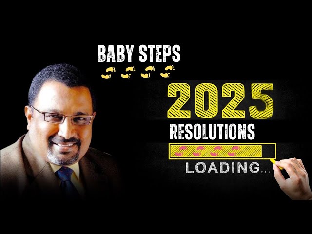 Baby Steps  2025 Resolutions.#Growthmindset#Weightloss