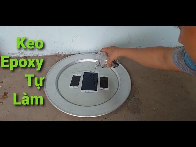 Tự Làm Keo Epoxy Đổ Mặt Bàn Cực Rẻ | Cheap DIY Epoxy Filling Adhesive