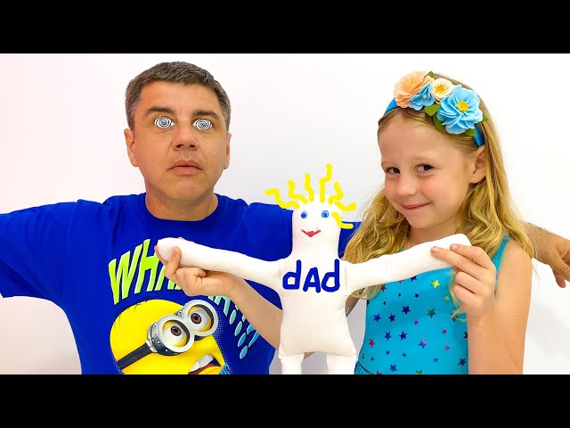 Nastya and dad have fun with toys - the most popular series for children