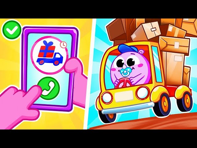 Delivery for Kids | Sibling Play | Funny Songs For Baby & Nursery Rhymes by Toddler