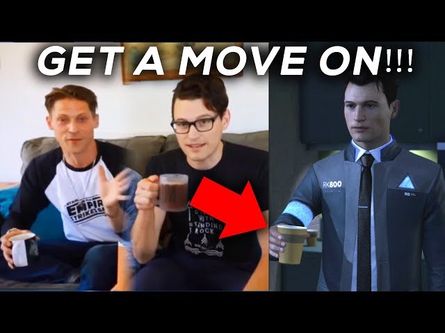 Connor Serves Gavin in Real Life And... (Bryan Dechart and Neil Newbon) - DETROIT BECOME HUMAN