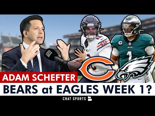 ESPN’s Adam Schefter PREDICTS Bears at Eagles NFL Week 1 In 2025 | Chicago Bears Rumors