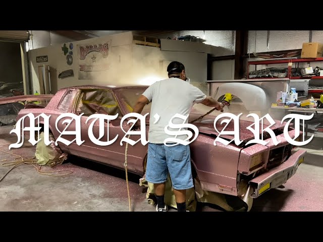 Lowrider Girl 214 building 1984 Monte Carlo La Mera Mera in Dallas Lowriders