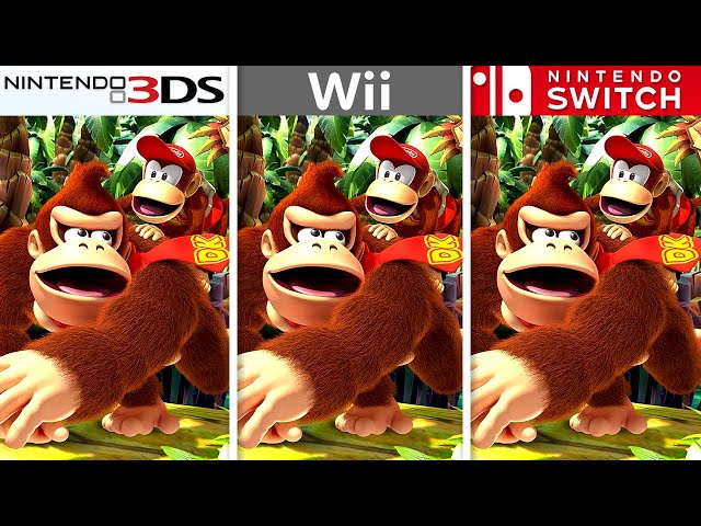 Donkey Kong Country Returns HD | 3DS vs Wii vs Switch | Full Graphics Comparison