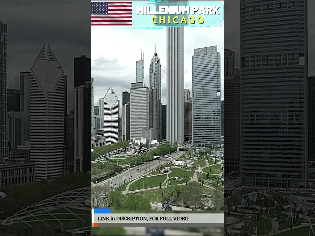 The Millennium Park, Chicago is a popular tourist destination. #shorts