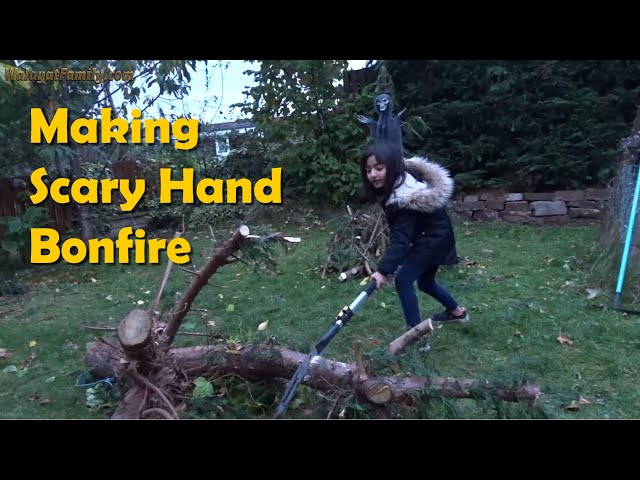 🎃 Making a Halloween Scary Hand Bonfire Fright Night 2021! 🎃