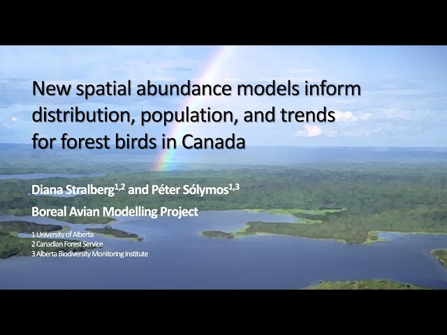 New spatial abundance models inform distribution, population, and trends for forest birds in Canada