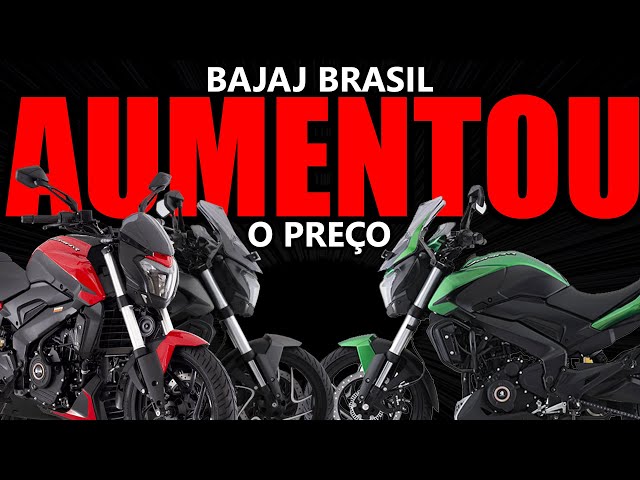 Bajaj Brasil aumenta os preços das motos - Dominar 400 | Dominar 250 | Dominar 200 | Dominar 160