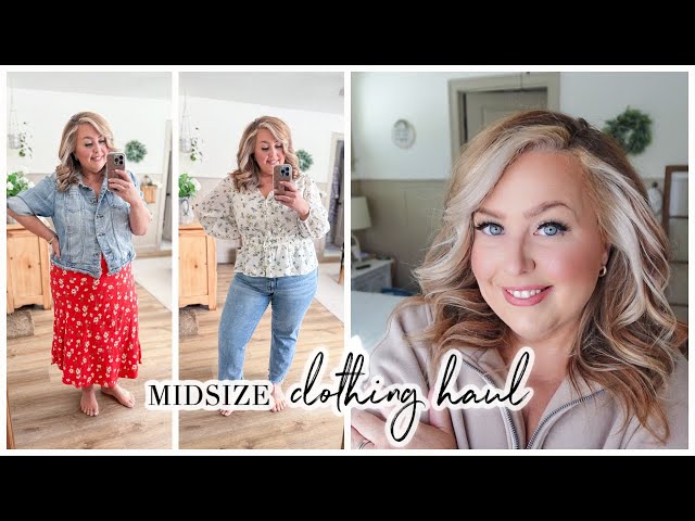 MIDSIZE MUST-HAVES //AFFORDABLE, STYLISH AND COMFORTABLE CLOTHING HAUL // CHARLOTTE GROVE FARMHOUSE