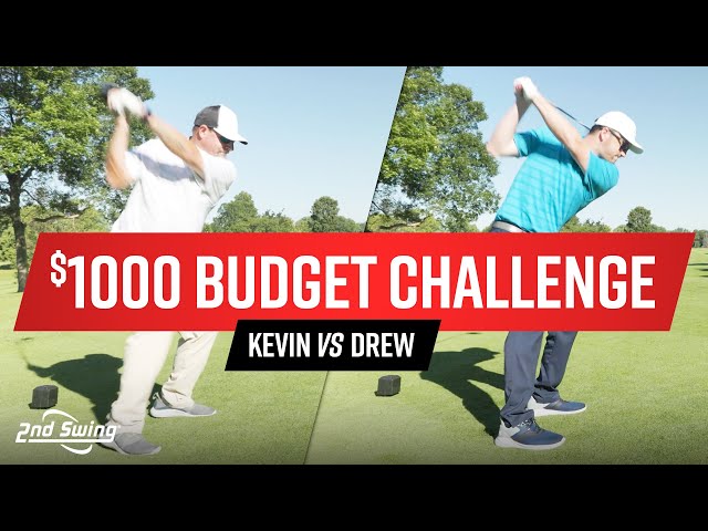 $1,000 BUDGET GOLF CLUBS CHALLENGE | Kevin vs Drew