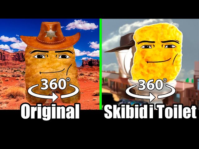 360º VR Gegagedigedagedago Original vs Skibidi Toilet 2