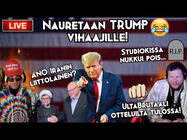 LEVELI SHOW #75: JUHLITAAN JA NAURETAAN TRUMP VIHAAJILLE! | Studiokissa muistotilaisuus! + MUUTA!