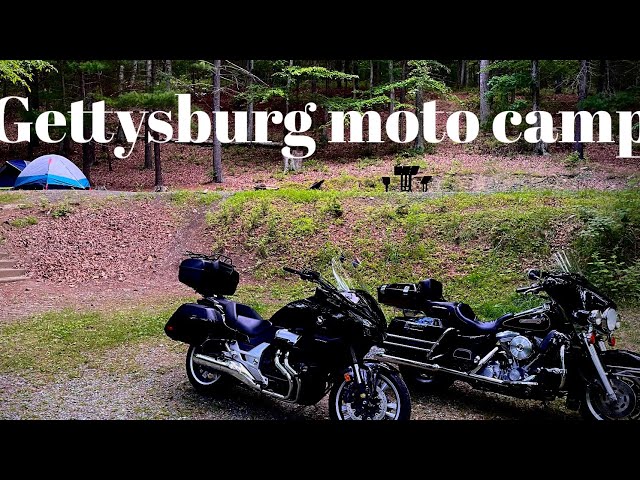 Gettysburg motorcycle camp trip