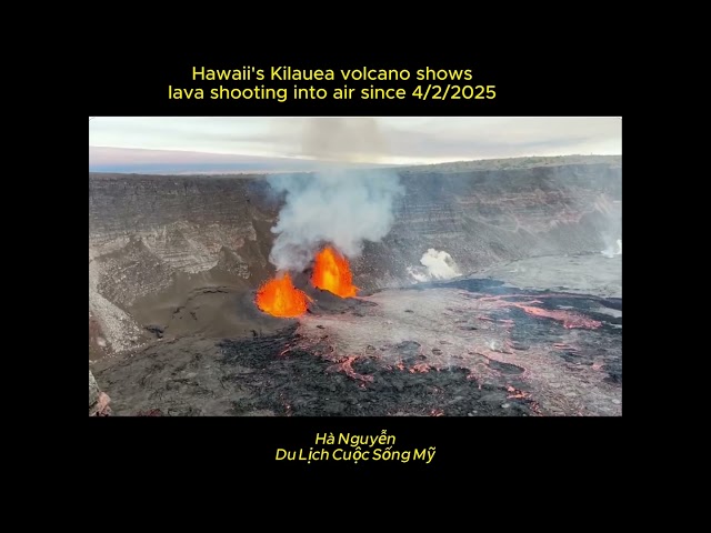 Núi Lửa Phun Trào Ở Hawaii #nuilua #volcano