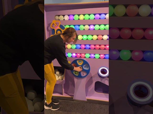 Inside Out Movie Exhibit playing with Emotions in Motion