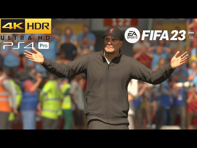 FIFA 23 - Liverpool vs Manchester City | PS4 Pro Gameplay [4K HDR]