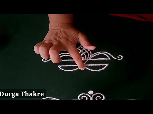 Innovative 15 simple border rangoli designs easy attractive | daily kolams for beginners | muggulu |