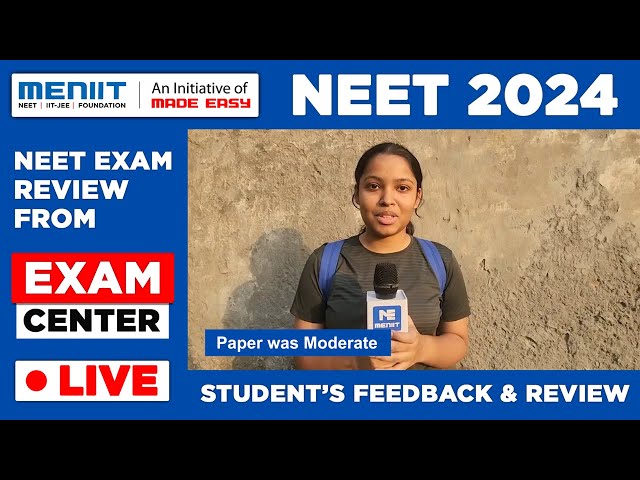 NEET 2024 Paper Reaction 🧐 | Students Review on NEET 2024 📢| MENIIT