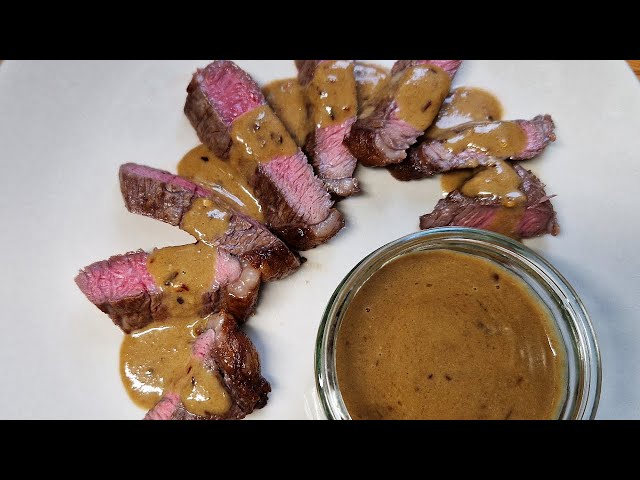 Time to try steak with Coffee Sauce!