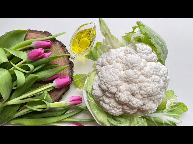 My grandmother taught me how to cook incredibly delicious cauliflower! Very fast!