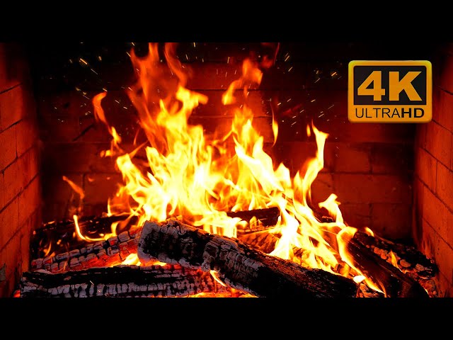 🔥 Fireplace 4K. Cozy Winter