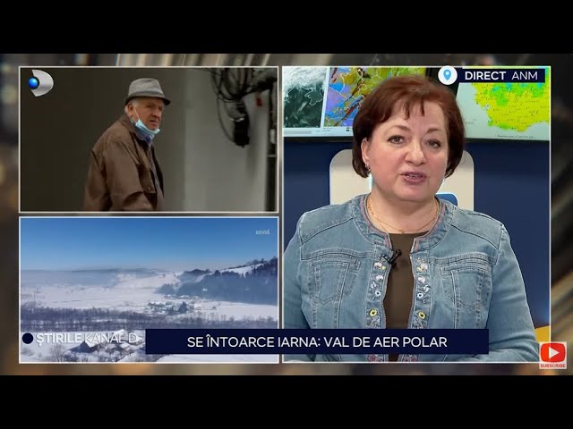 Stirile Kanal D - Se intoarce iarna: val de aer polar | Editie de seara